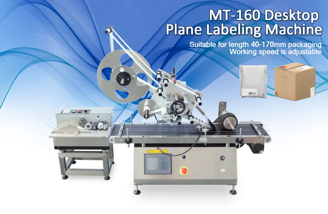 Mt-160 Automatic High Speed Plane Paper Sticker Card Separating Paging Labeling Machine for Carton Box Bag Pouch Plane