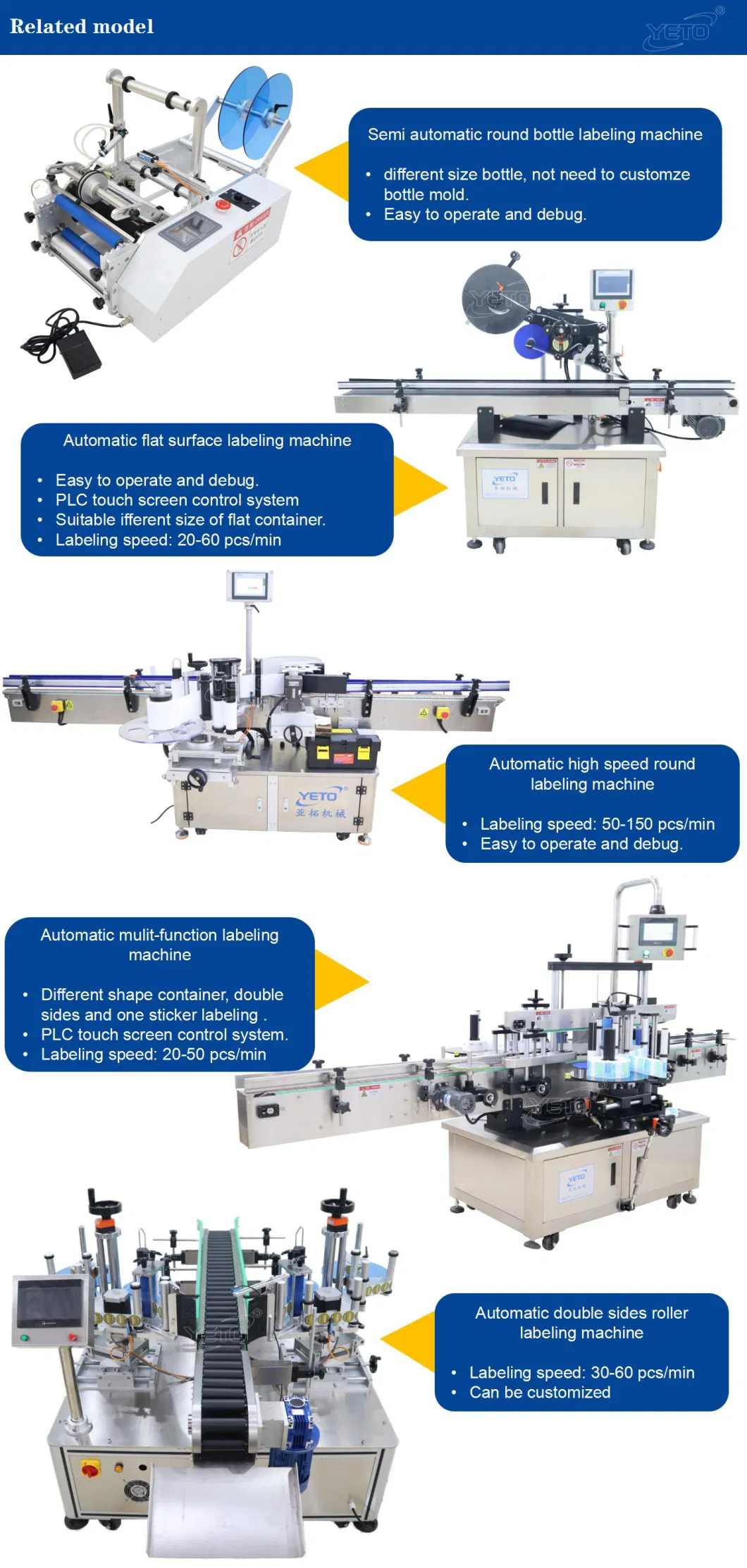 Automatic Paging Labeling Machine for Hang Tag Paper Bag Card Top Surface Sticker Labeller