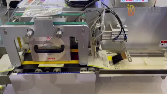 Máquina automática de paginación con alimentación por vacío de alta velocidad con Tto/Tij/impresora láser para bolsas de embalaje prefabricadas, solución de codificación y marcado