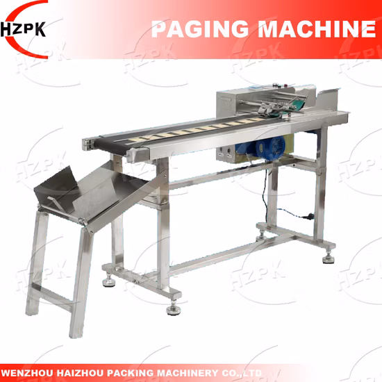 Máquina paginadora para separar papel, bolsas de plástico y tarjetas de identificación